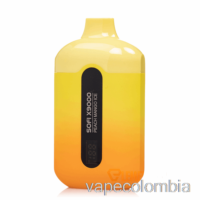 Vape Desechable Sofi X9000 0% Cero Nicotina Inteligente Desechable Melocotón Mango Hielo